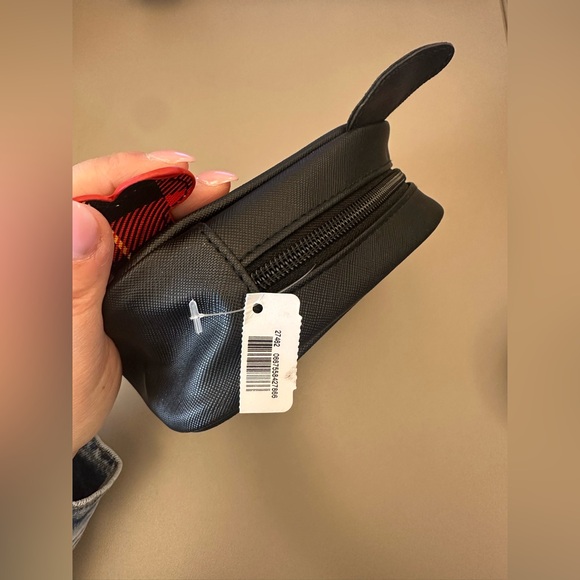 Bath & Body Works NWT Cute Dog Face Backpack with Plaid Bone - Picture 2 of 6